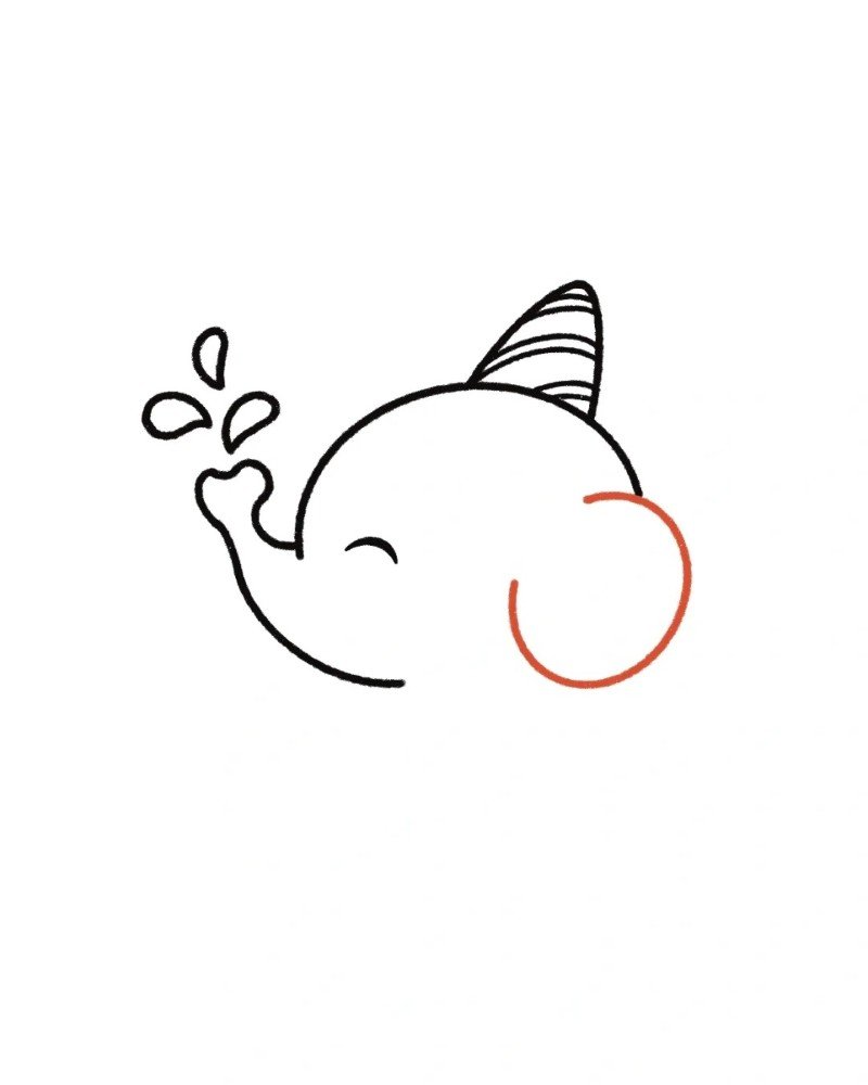How to draw an elephant easy 7