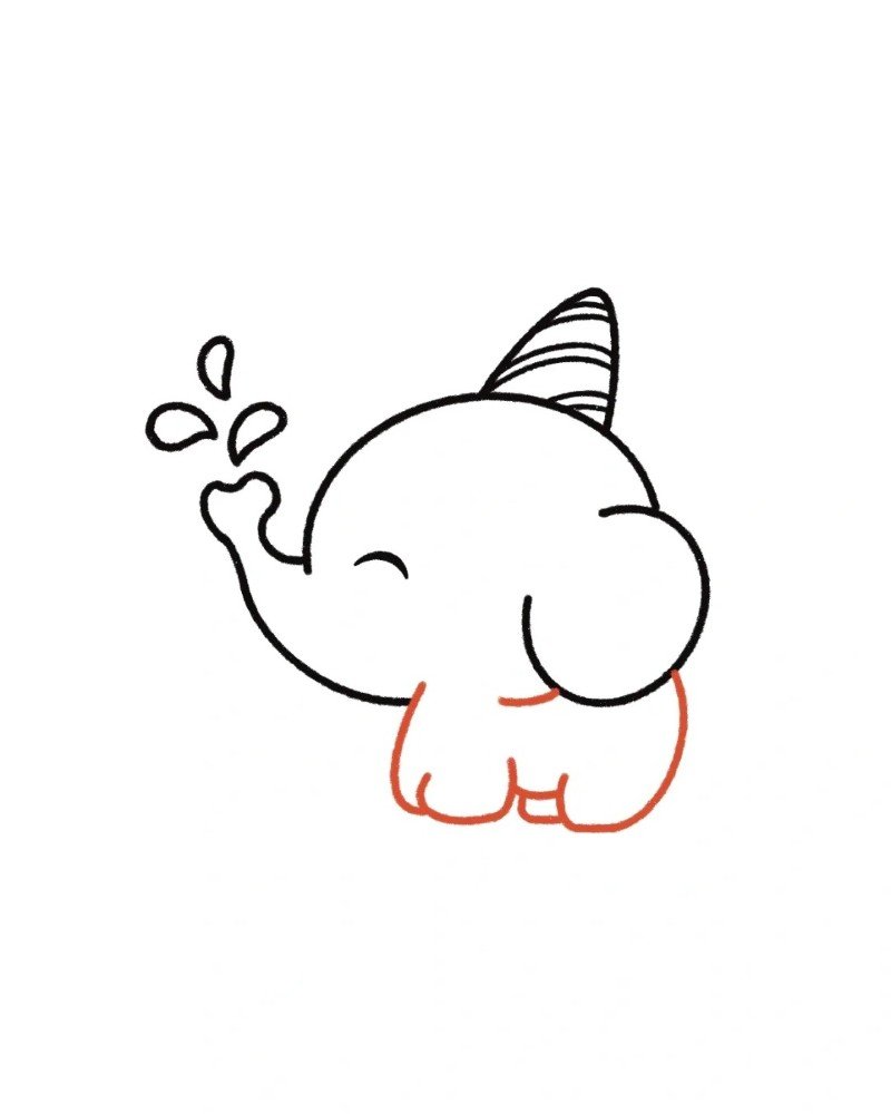 How to draw an elephant easy 8 