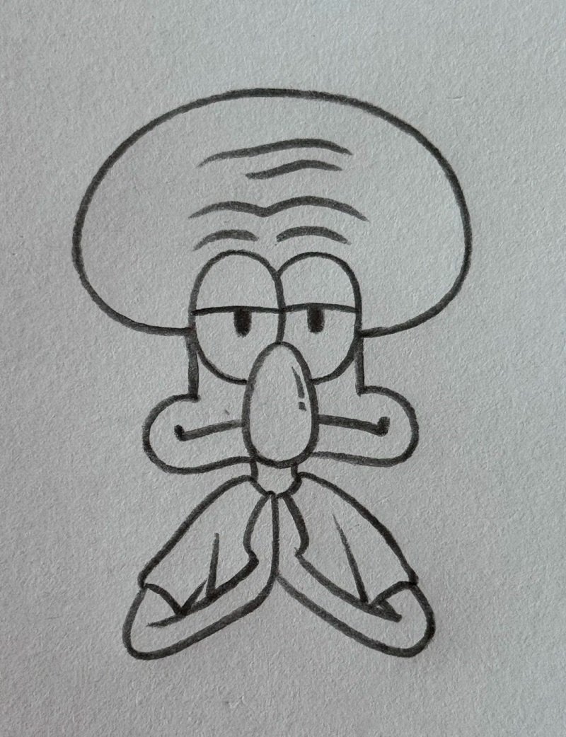 How to draw an Octopus easy 4