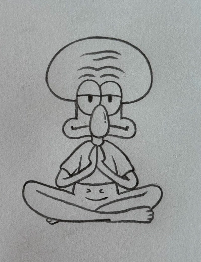 How to draw an Octopus easy