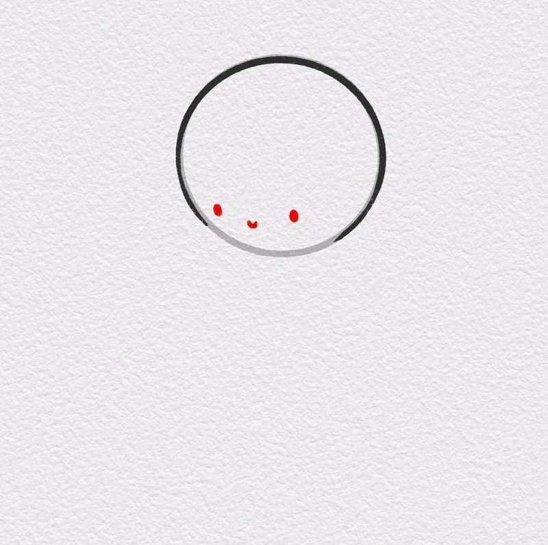 How to draw an Octopuss step by step 3