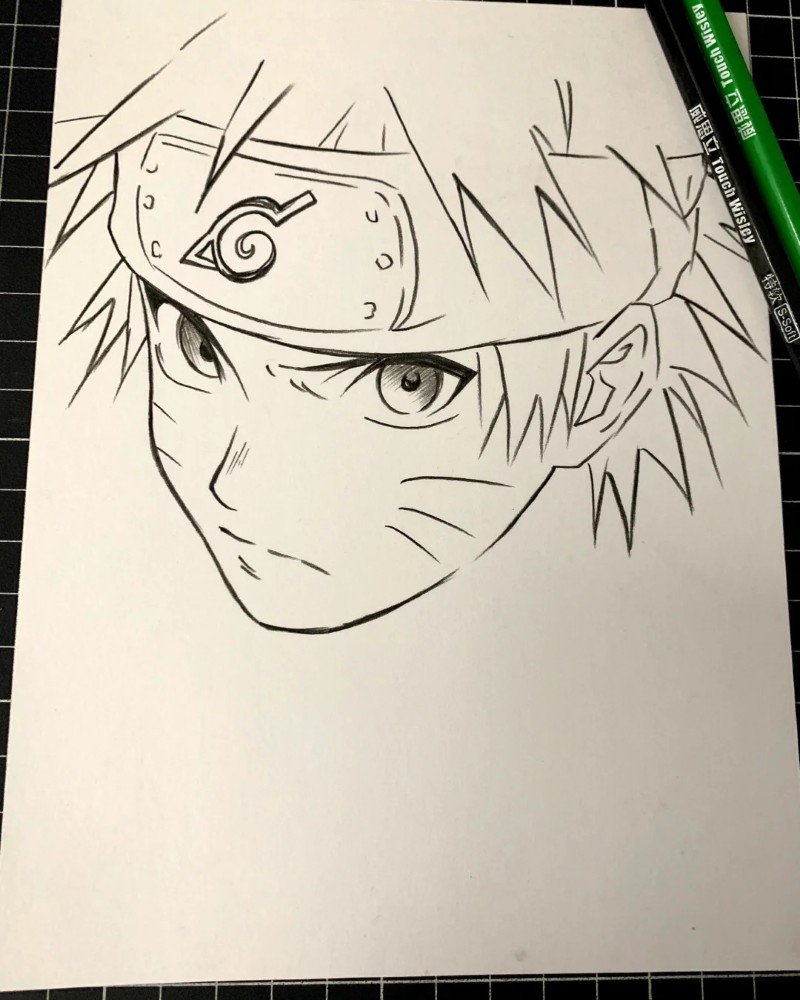 How to draw anime Naruto 3