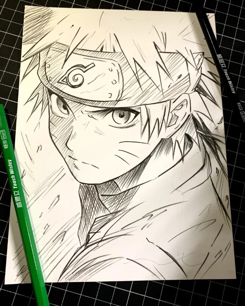 How to draw anime Naruto