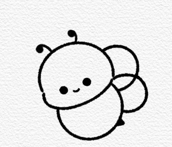 How to draw bee 6