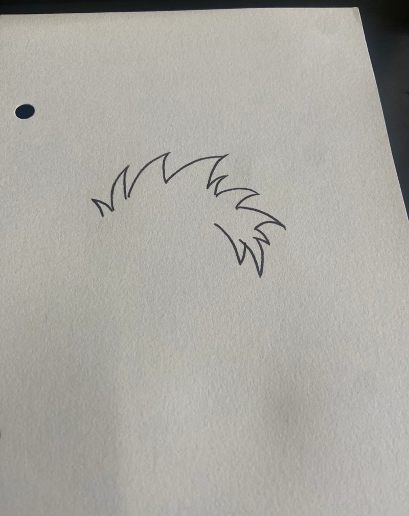 How to draw a kakashi 1