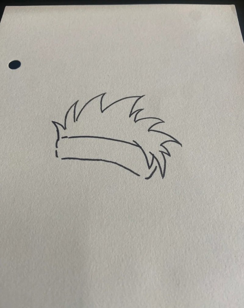 How to draw a kakashi 2