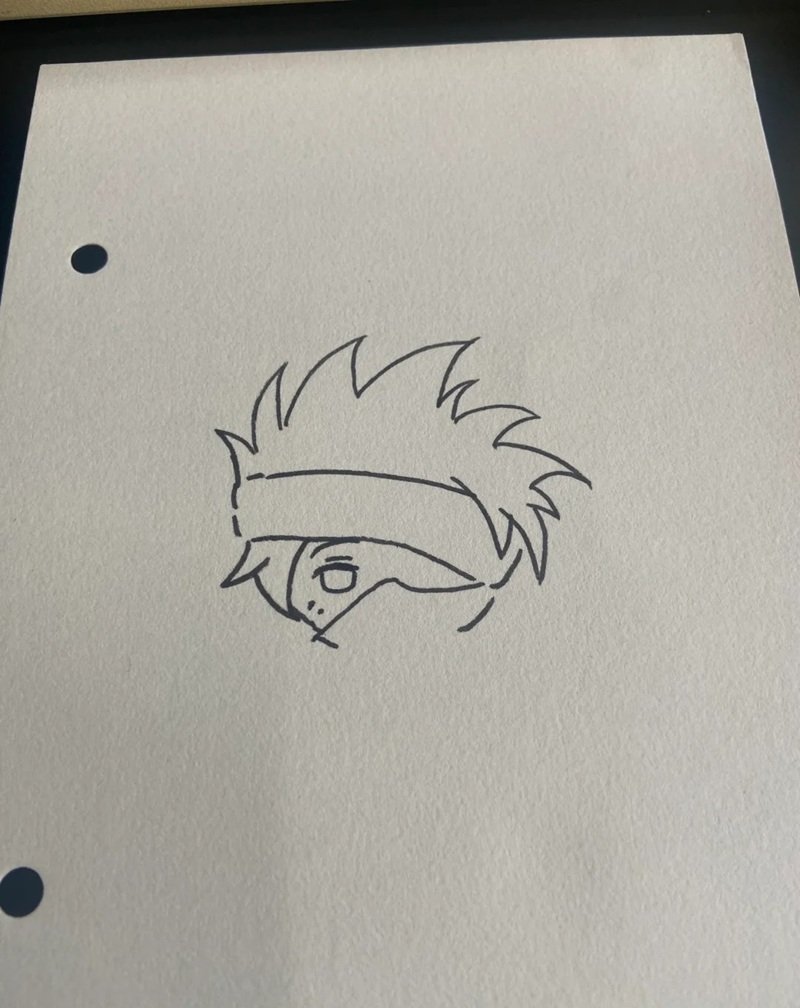 How to draw a kakashi 3