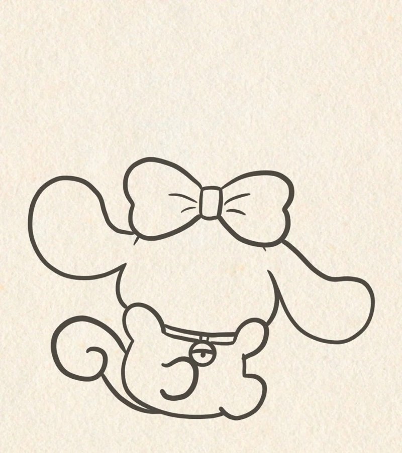 How to draw cinnamoroll cute 9