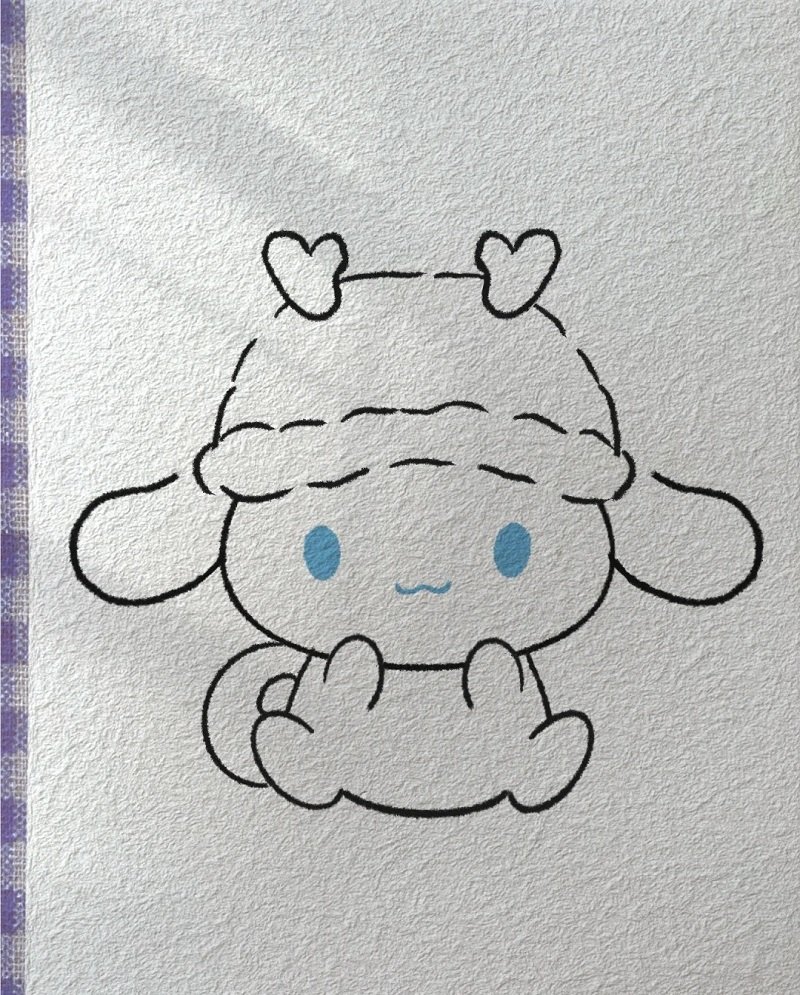 How to draw cinnamoroll cute easy 3