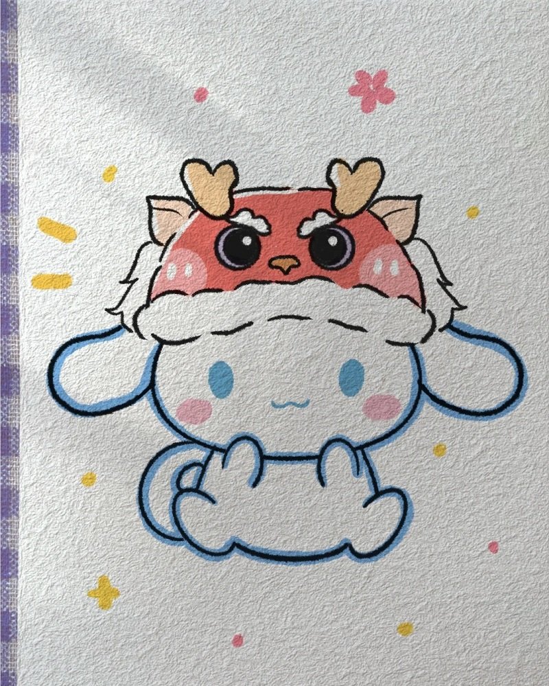 How to draw cinnamoroll cute easy