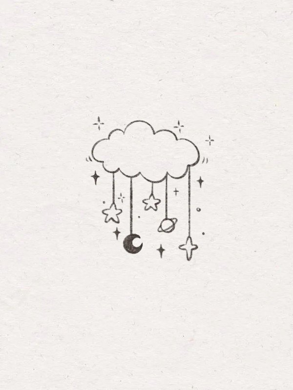 How to draw clouds easy