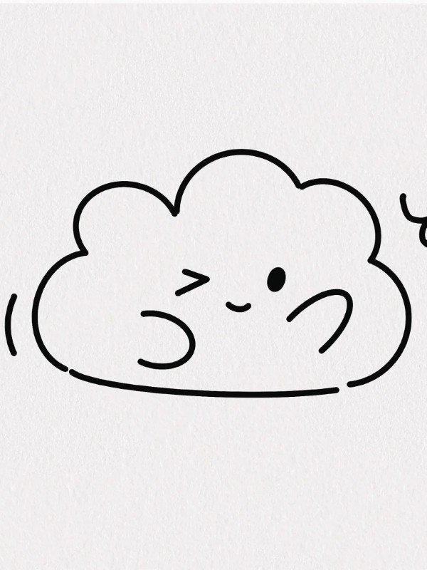 How to draw clouds with a pencil​