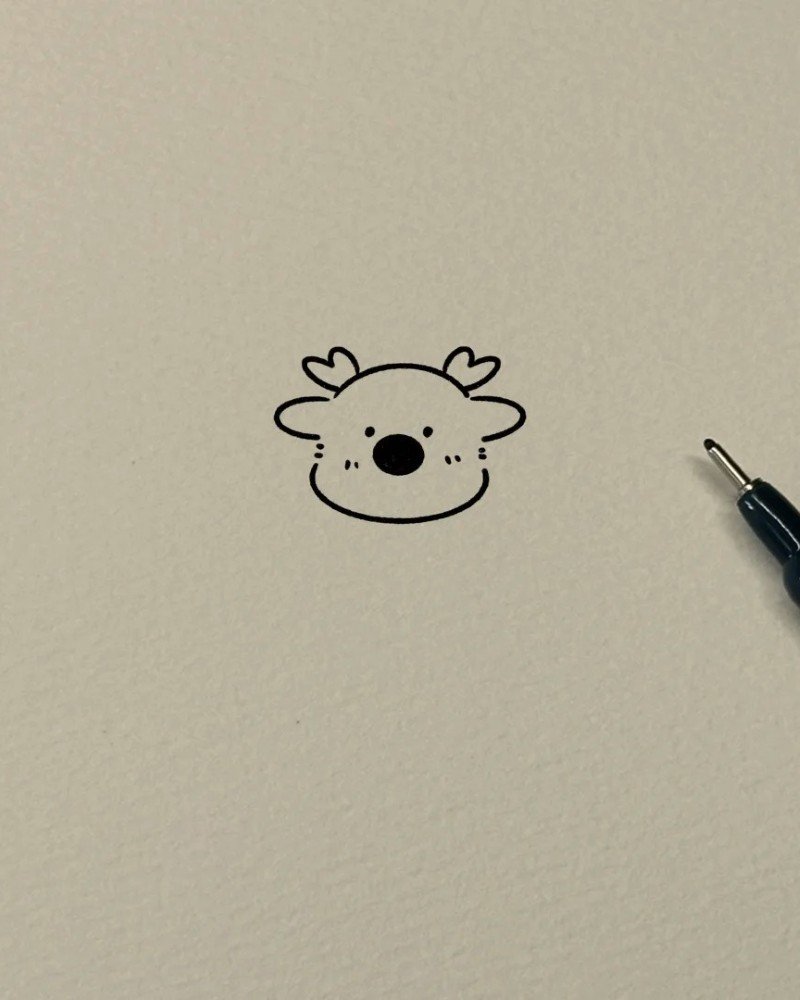 How to draw Deer for kids 3