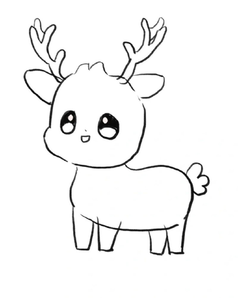 How to draw Deer step by step 10