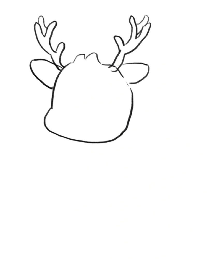 How to draw Deer step by step 4