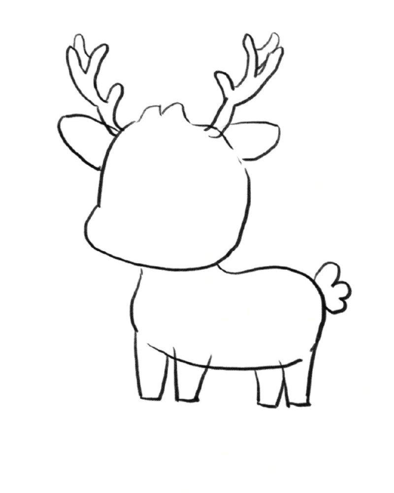 How to draw Deer step by step 7