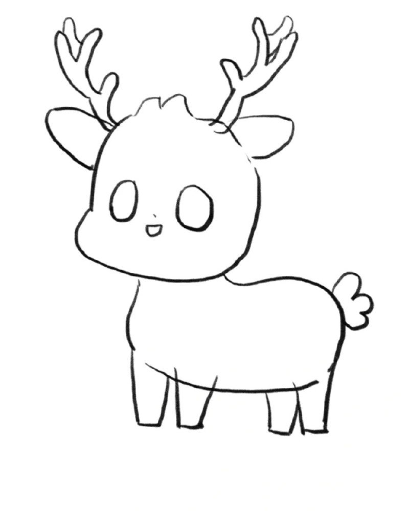 How to draw Deer step by step 9