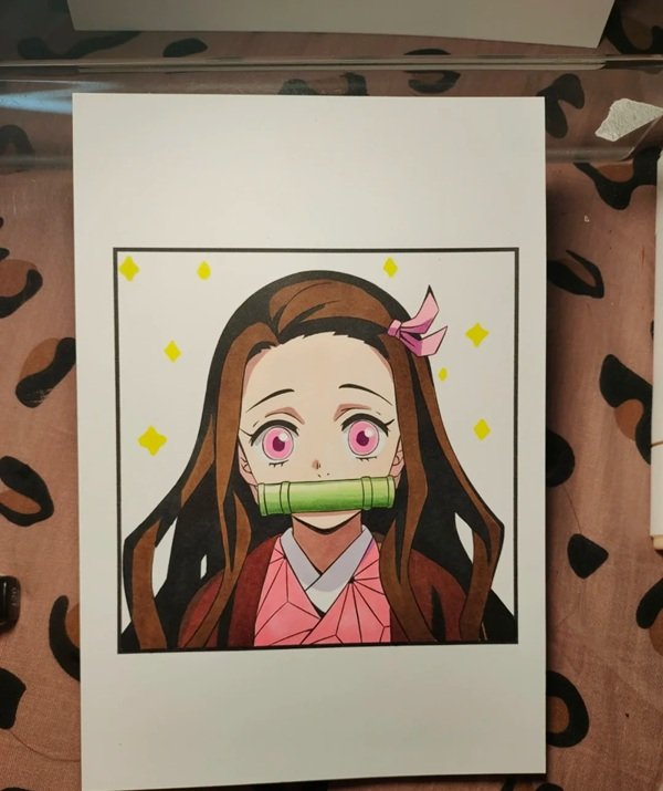 How to draw demon slayer Nezuko
