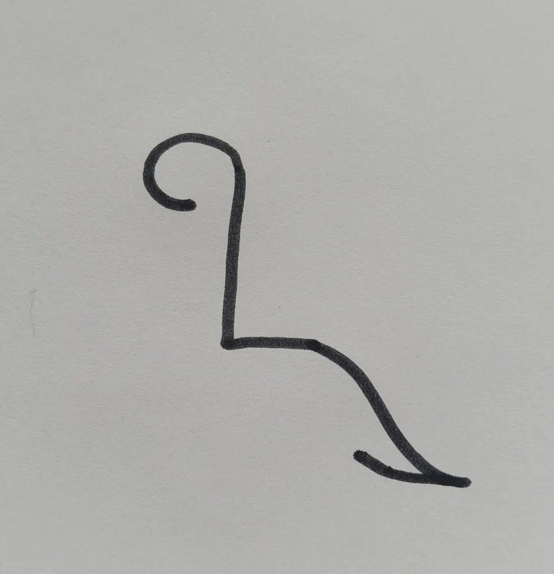 How to draw Dinosaur 2