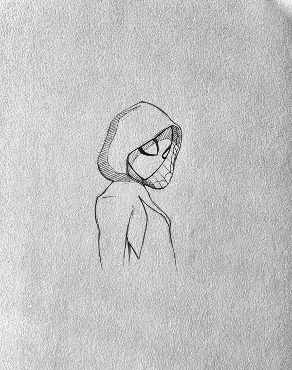 How to draw easy Spider Man 3