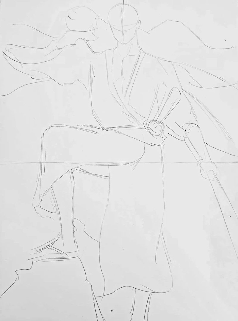 How to draw easy zoro 1