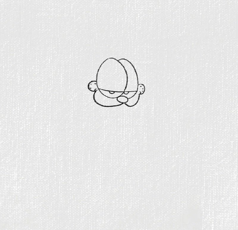 How to draw garfield easy 2