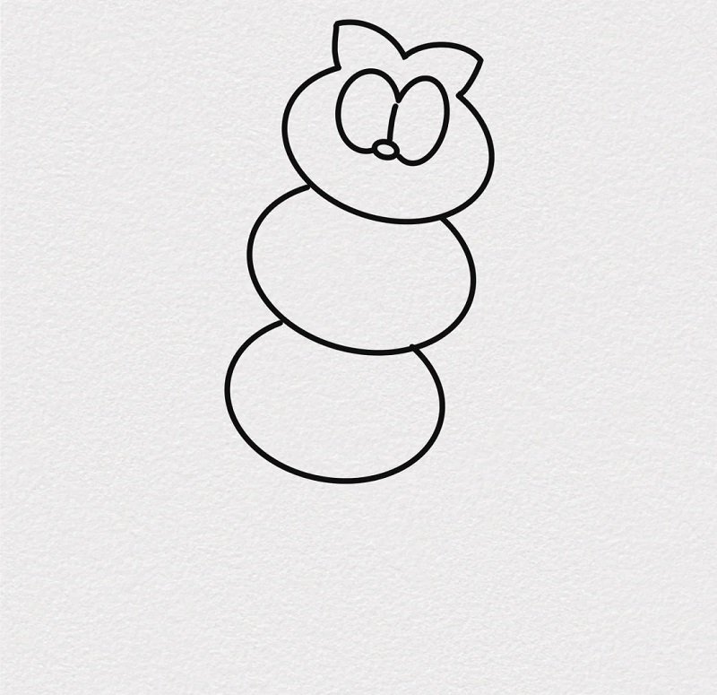 How to draw garfield easy for kids 3