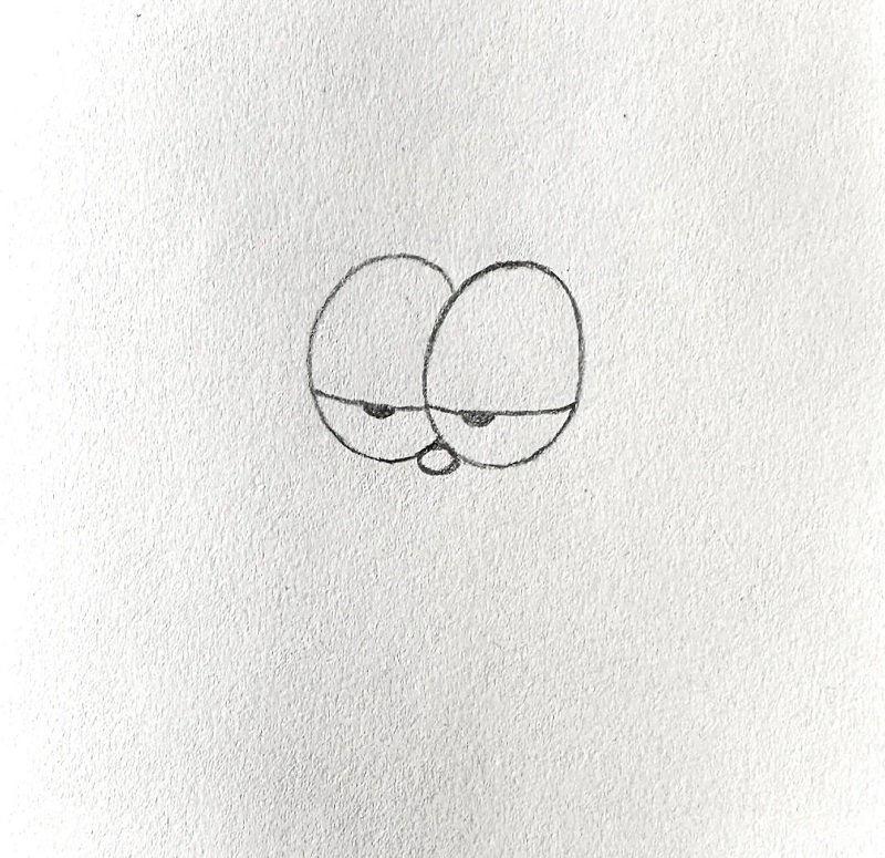 How to draw garfield for kids 1