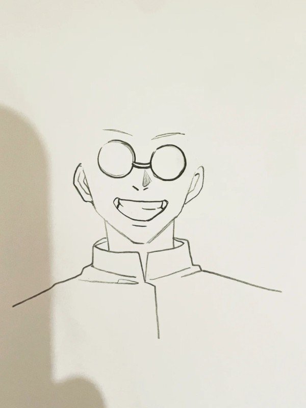 How to draw Gojo 3
