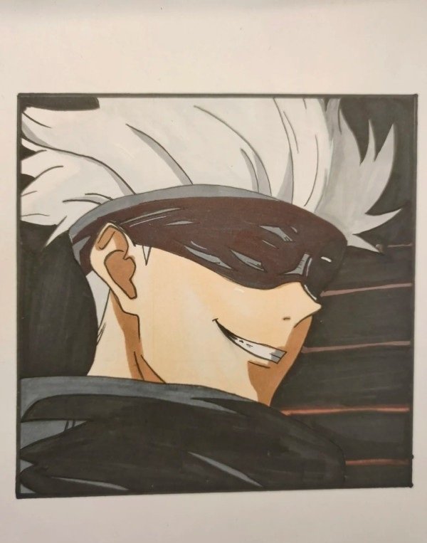 How to draw Gojo beautiful