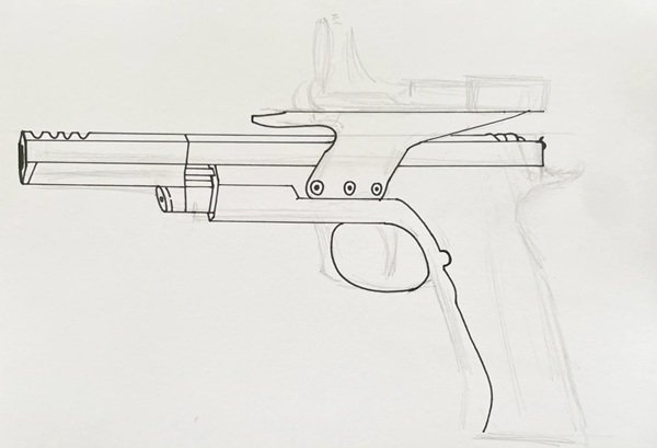 How to draw guns beautiful 3