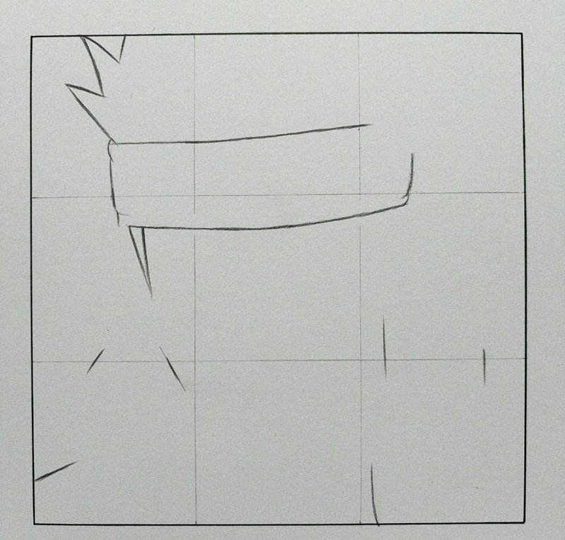 How to draw kakashi easy 3