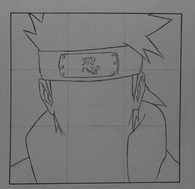 How to draw kakashi easy 5