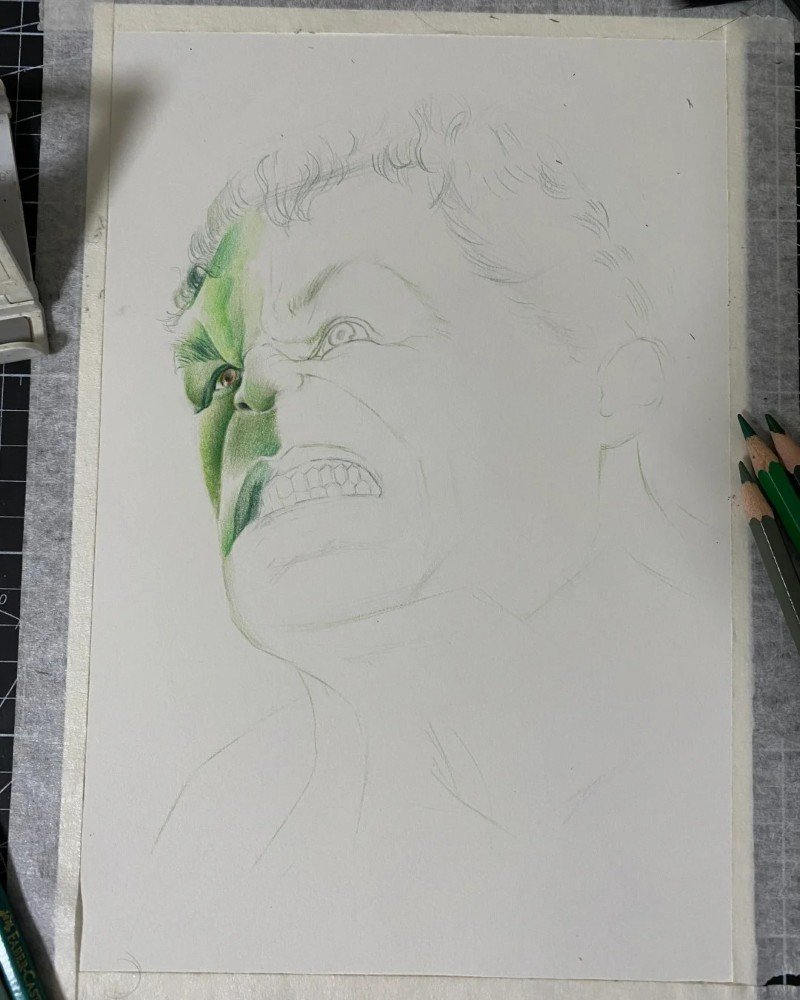  How to draw hulk 2