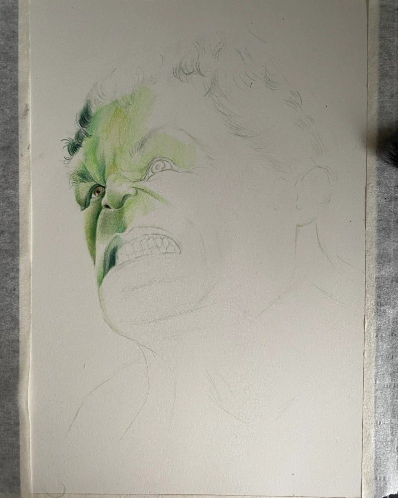 How to draw hulk 3