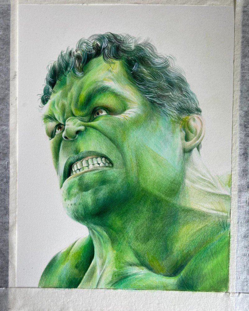 How to draw hulk 8