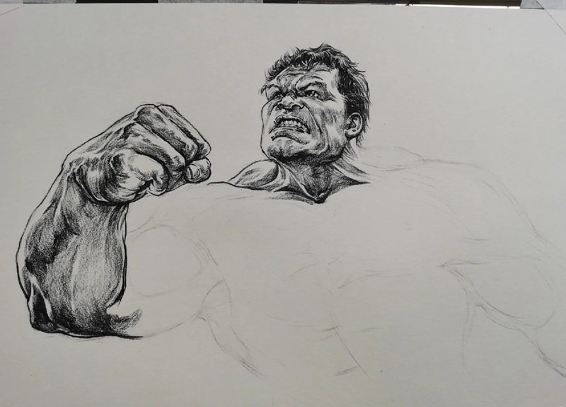 How to draw hulk beautiful 4