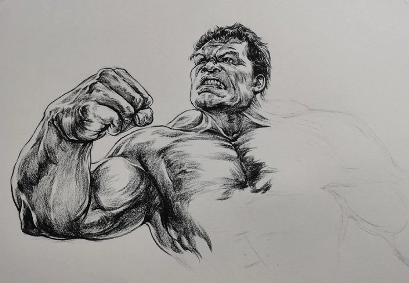 How to draw hulk beautiful 5
