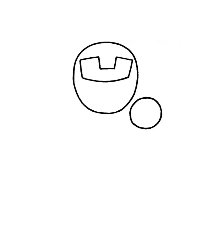 How to draw iron man easy 2