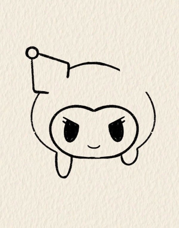 How to draw kuromi​ cute 5