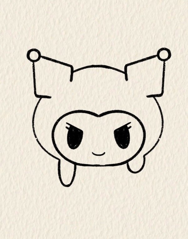 How to draw kuromi​ cute 6