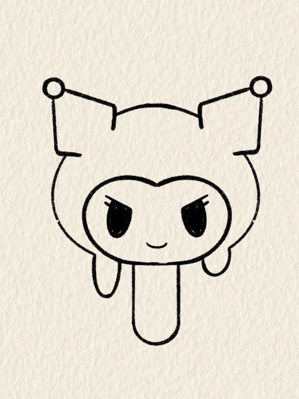 How to draw kuromi​ cute 7