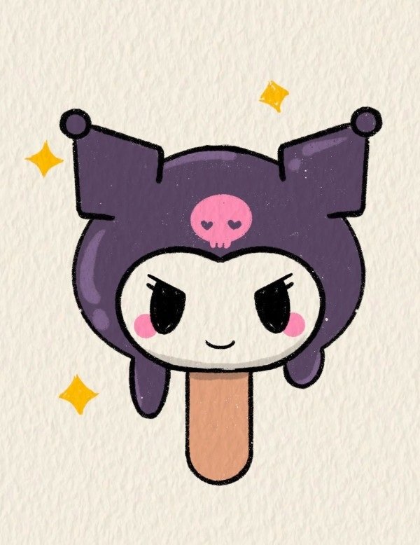 How to draw kuromi​ cute