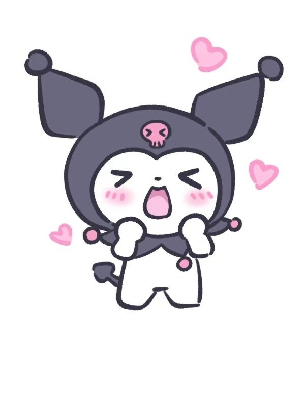 How to draw kuromi easy