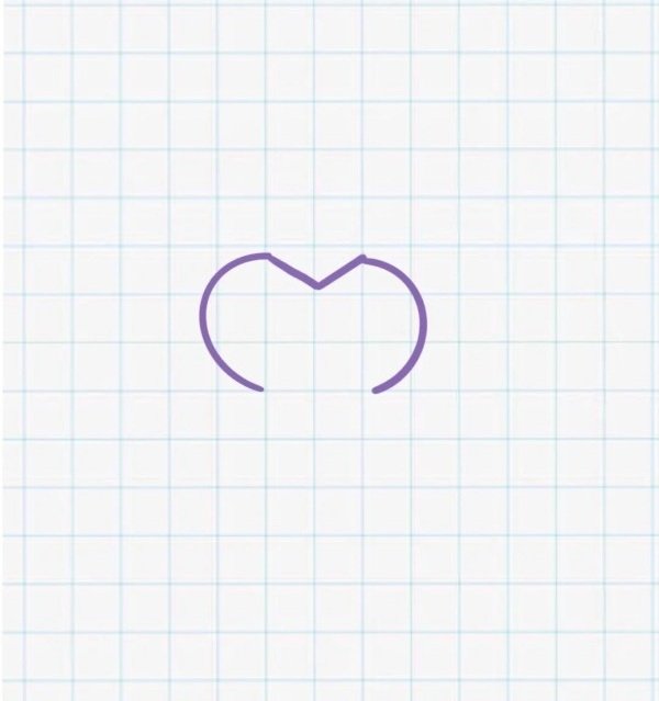 How to draw kuromi step by step 1
