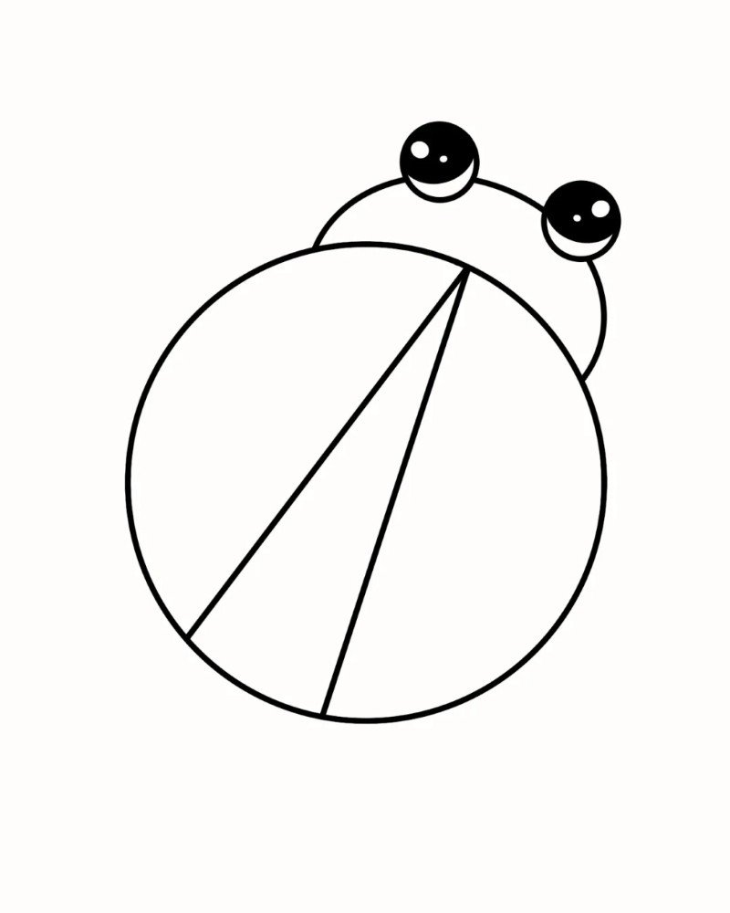 How to draw lady bird easy 4