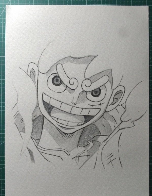 How to draw Luffy gear 5 8