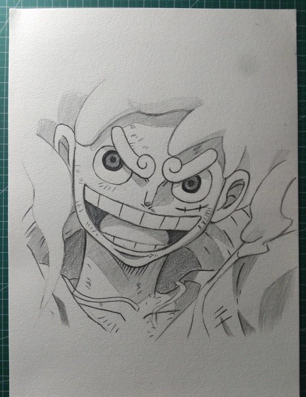 How to draw Luffy gear 5
