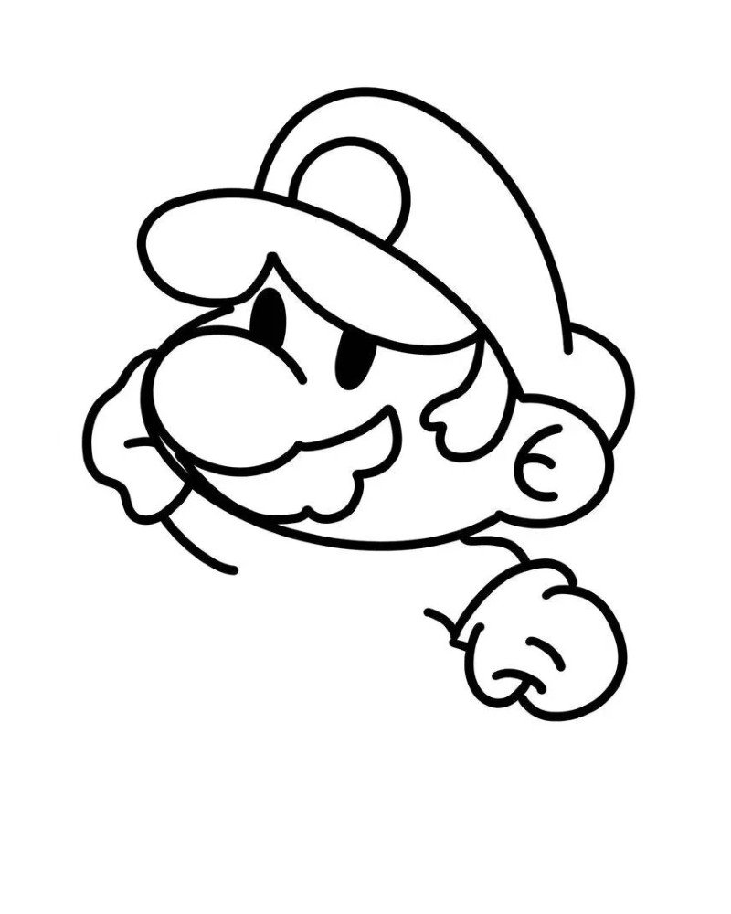 How to draw mario 3