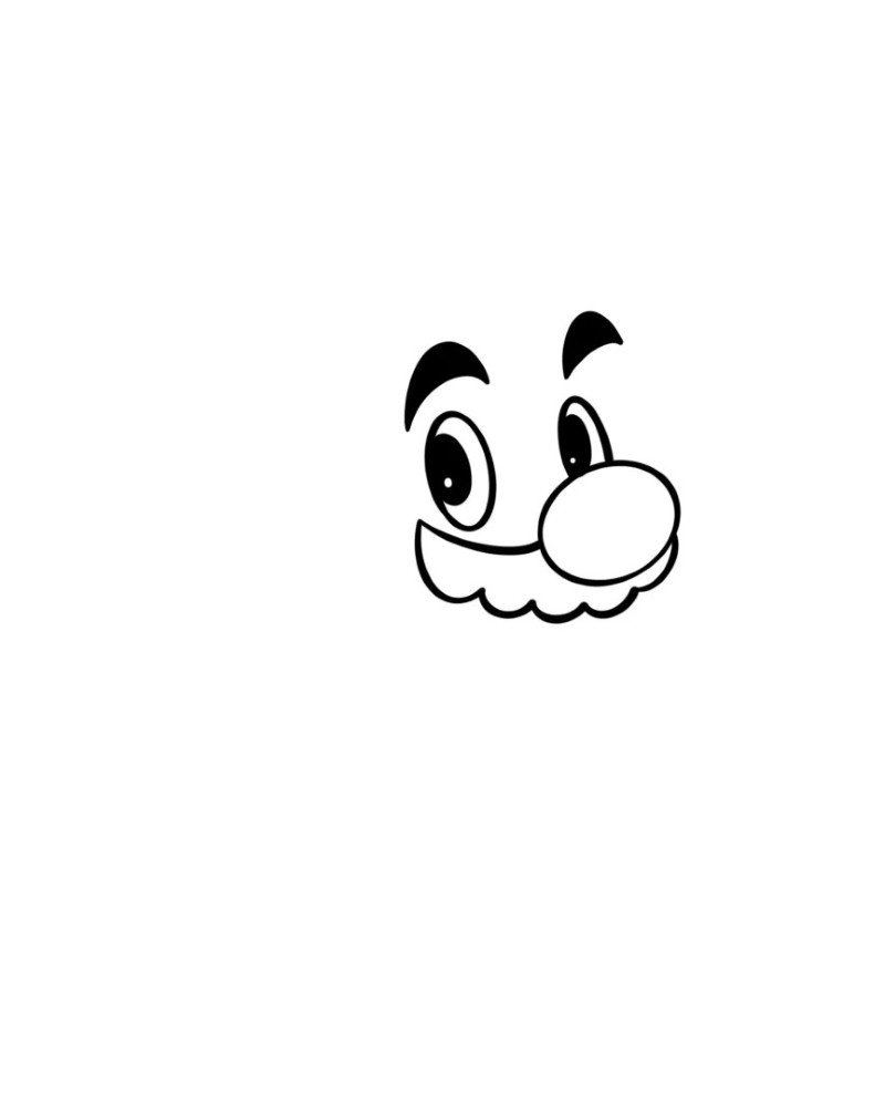 How to draw mario characters 1